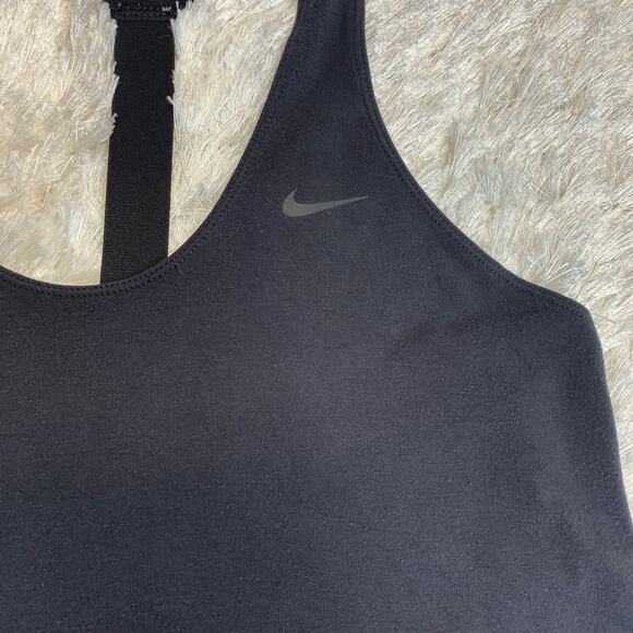 Nike Flowy Black Tank Top T strap Sz Small - Picture 4 of 4